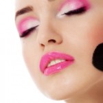 Beautiful woman with rouge Beautiful woman with rouge